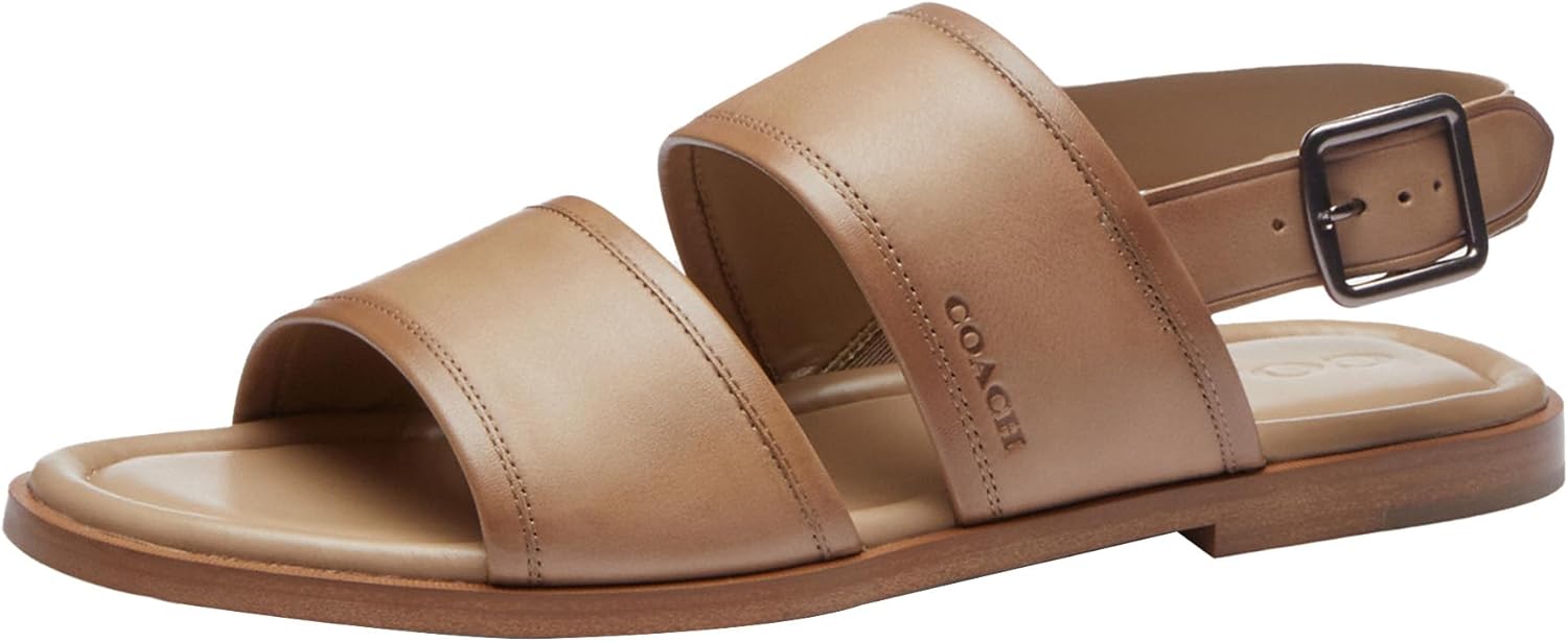 

Мужские сандалии COACH Julian с двумя ремешками, Taupe