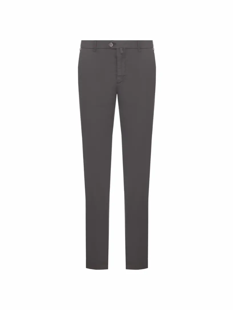 

Зауженные брюки с логотипом Kiton, серый