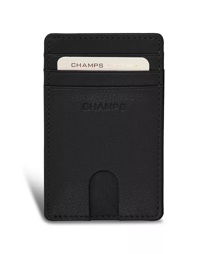 

Мужской кожаный картхолдер Onyx Collection CHAMPS, черный
