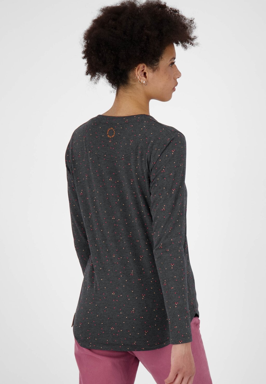 

Топ с длинными рукавами LEAAK B LONGSLEEVE alife & kickin, черный