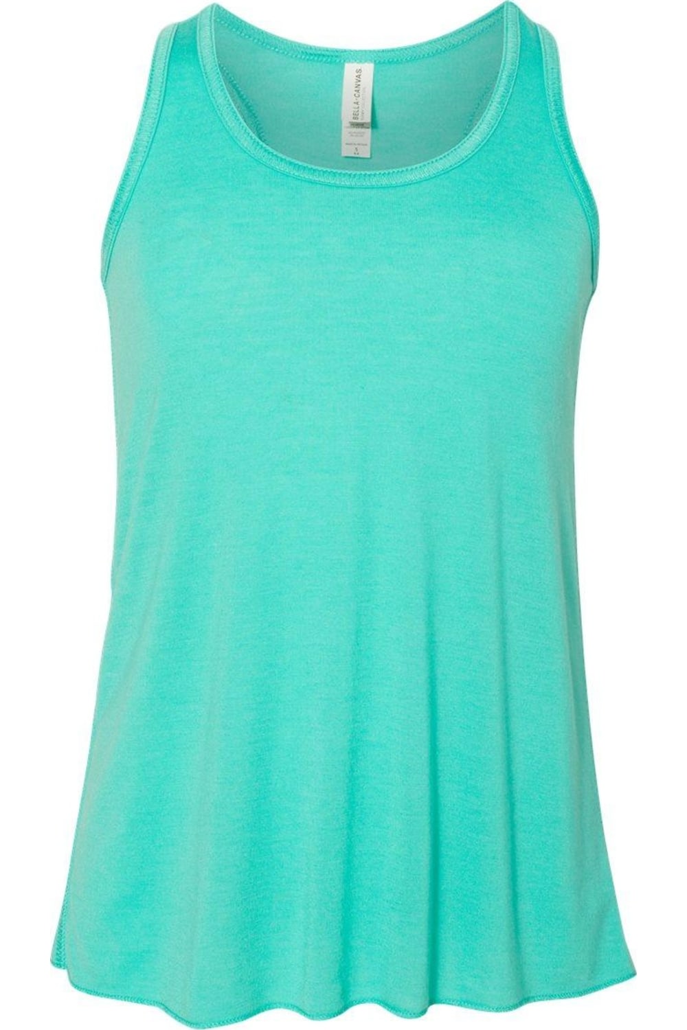 

Молодежная майка-борцовка BELLA + CANVAS Flowy, цвет teal