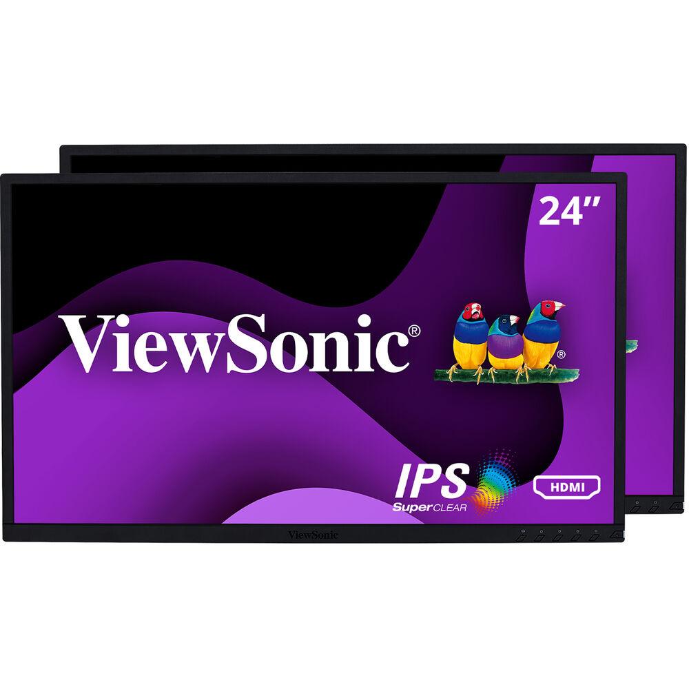 

Монитор ViewSonic VG2448A-2 23,8 дюйма (только головной блок, комплект из 2 шт.)
