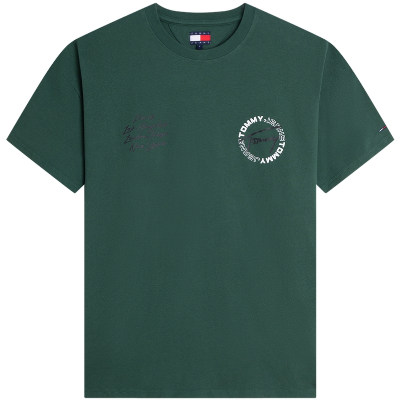 

Футболка мужская с круглым вырезом Moderate Tommy Hilfiger, army зеленый mbl