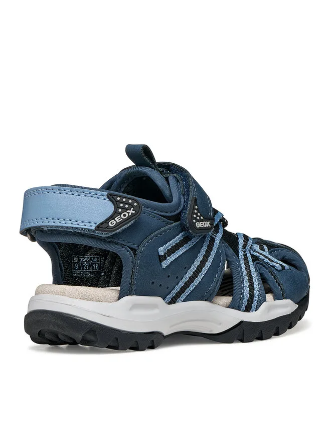 Geox Сандалии Jr Borealis J450RB 014ME C4J9B S темно-синие — фото 4