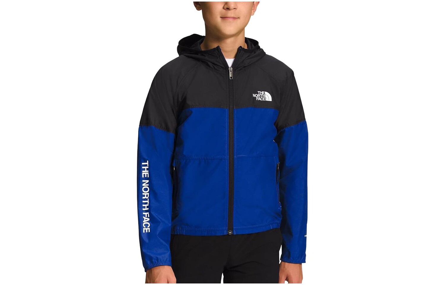 

Детская куртка The North Face, черный/синий