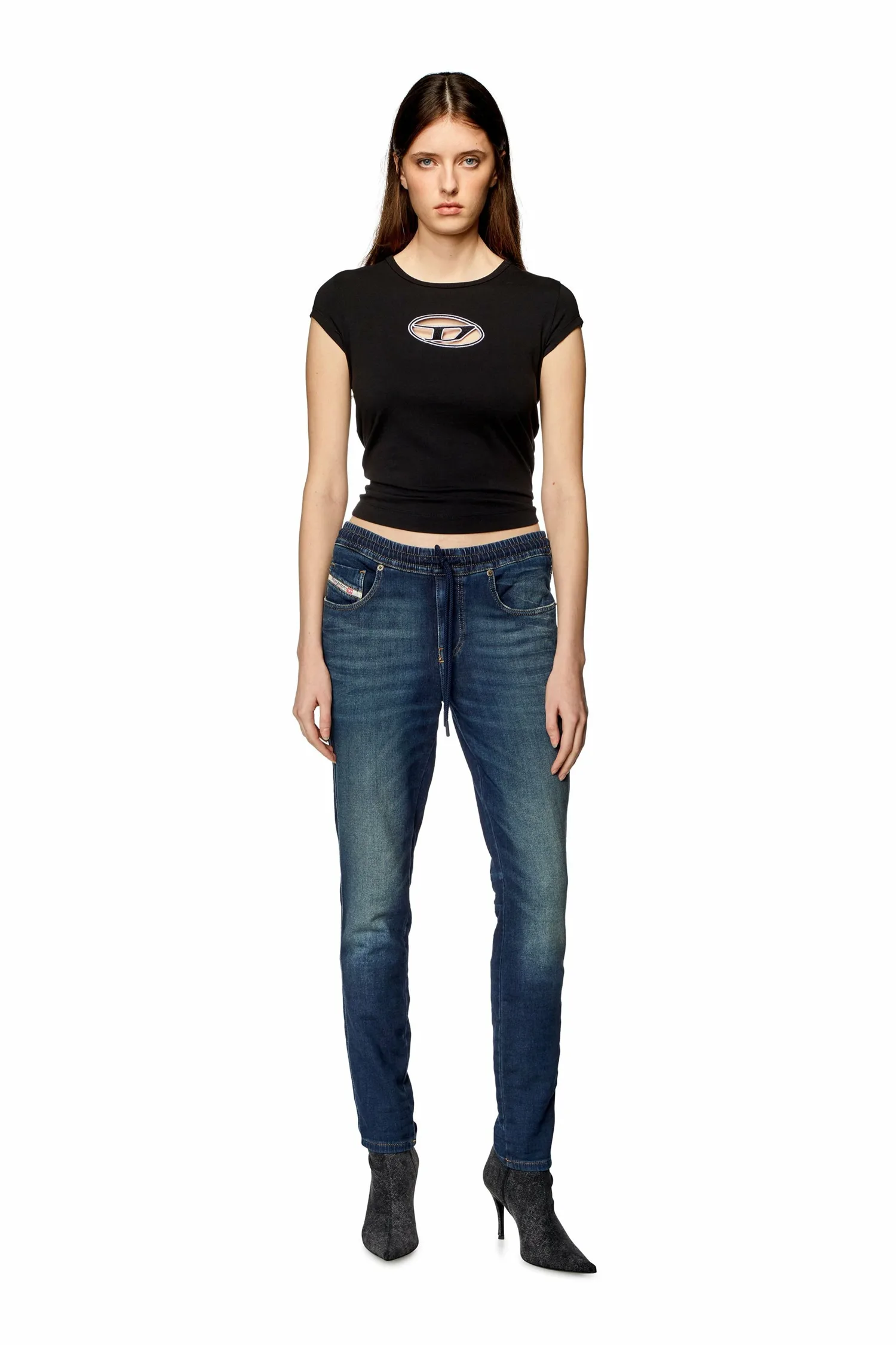 Женские джинсовые джинсы-джогг D-TAIL JOGG Diesel, Indigo Blue — фото 3