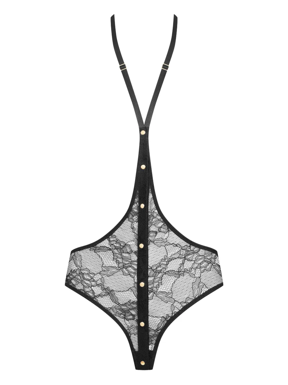 

Трусики с поясом и шнуровкой Jeux magnétiques Maison Close, черный