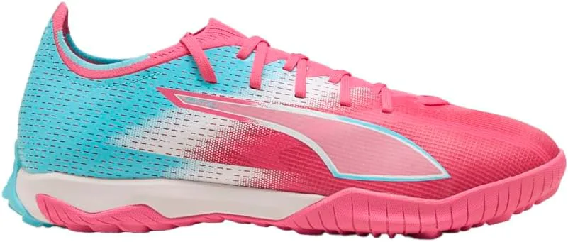 Футбольные бутсы-кроссовки PUMA Ultra Match Turf для мужчин, синий/розовый/розовый