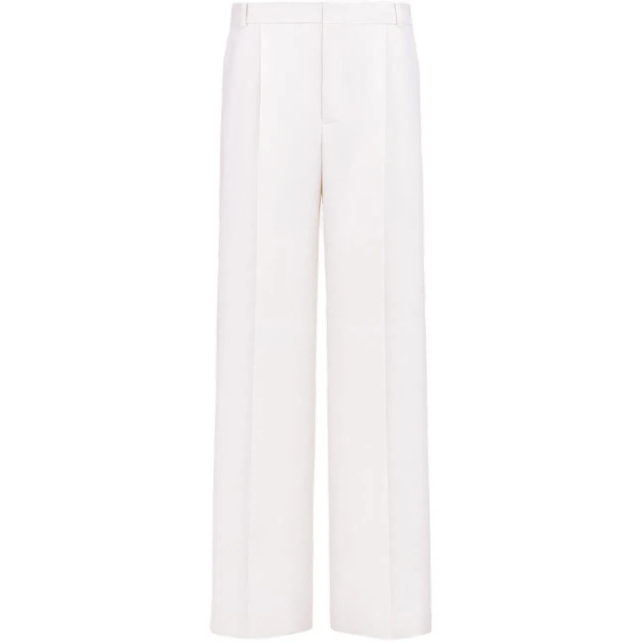 Брюки клеш Christian Pleat Detailed DIOR, Ecru