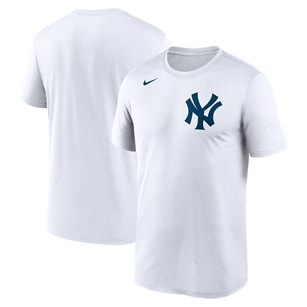 

Мужская белая футболка new york yankees new legend wordmark Nike