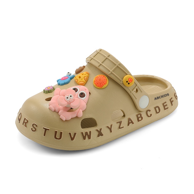 

Детские тапочки с низким верхом, амортизирующие, легкие, дышащие, износостойкие ABC KIDS, хаки