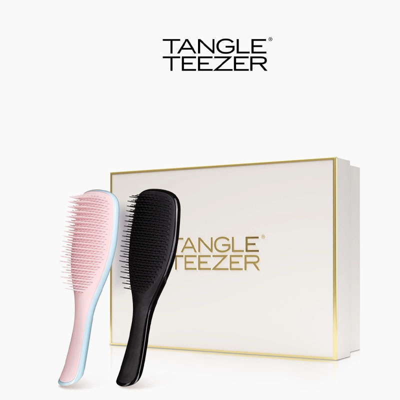 Портальная и компактная расческа для придания объема Tangle Teezer, кремовый — фото 4