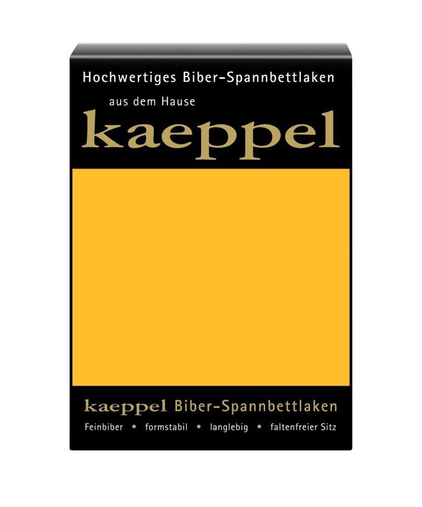 

Простыня Kaeppel Biber 180-200х200 см на подгонке, 14 цветов однотонный эко, цвет: желтый