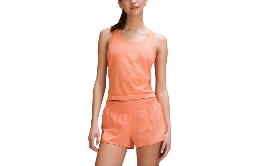 

Swiftly Tech Топ Женский Lululemon, coral kiss/coral kiss/coral kiss