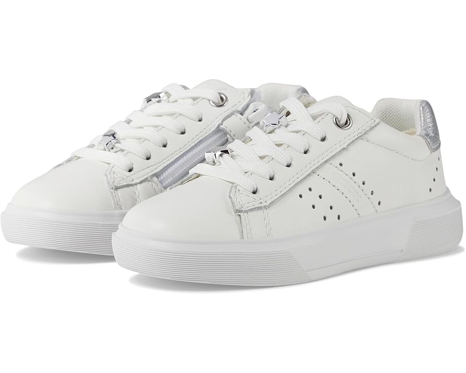 

Кроссовки Geox Kids Nettuno Girl 4, цвет White/Silver