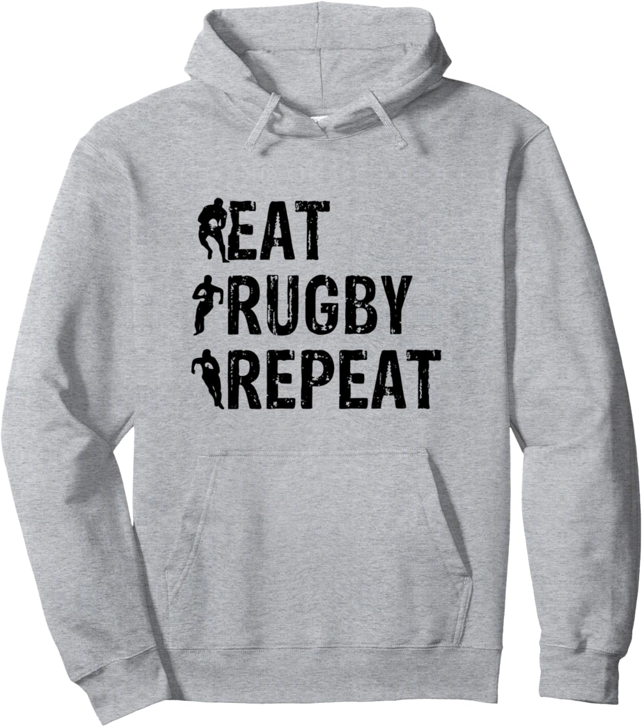 

Игра в регби - Толстовка Eat Rugby Repeat Rugby Season Rugby Player, серый