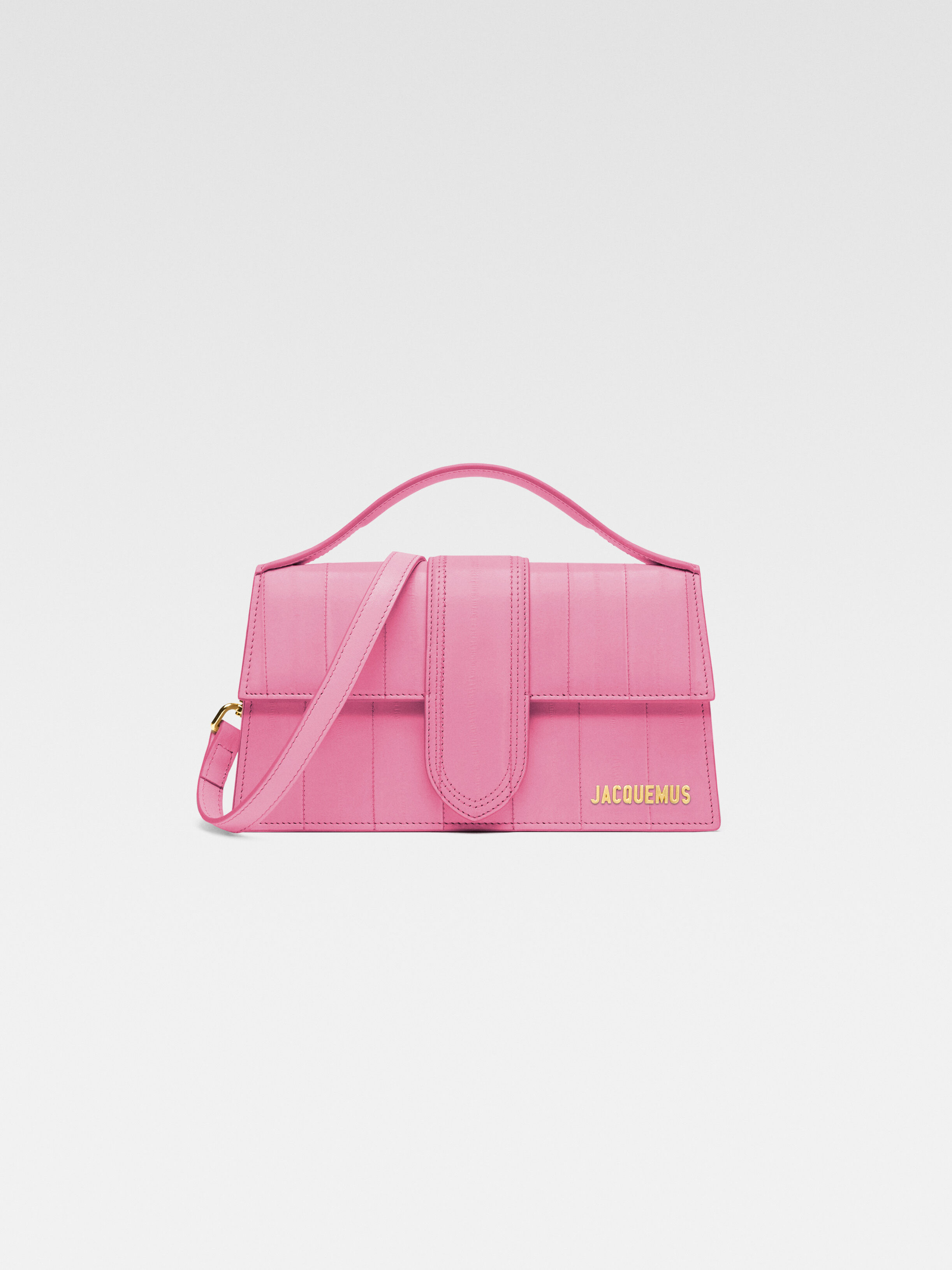 

Сумка-клапан через плечо JACQUEMUS The large Bambino, цвет Pale Pink, Розовый, Сумка-клапан через плечо JACQUEMUS The large Bambino, цвет Pale Pink