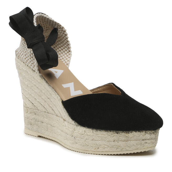 

Эспадрильи Manebi Heart-ShapedWedge Espadrilles, черный