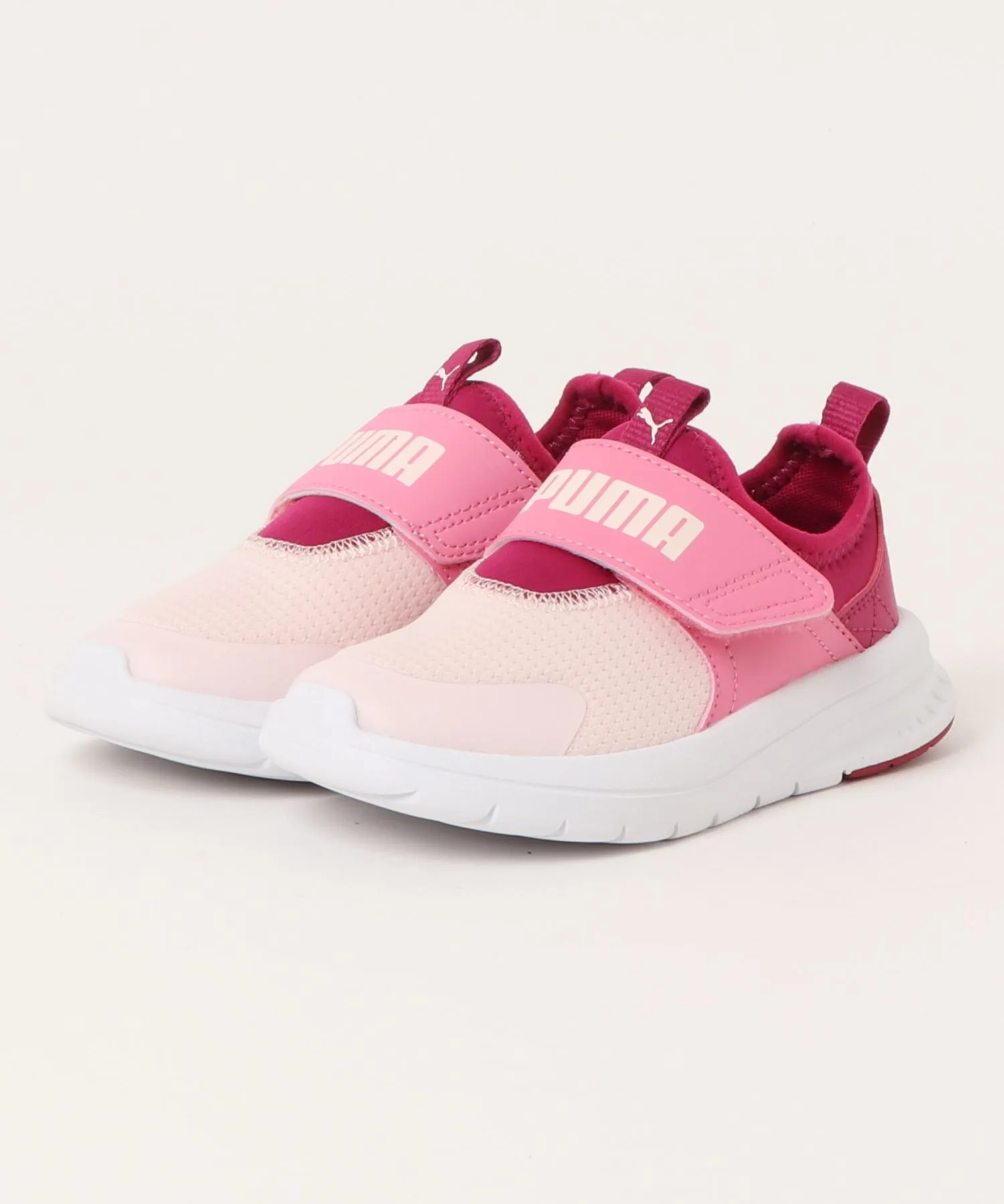 Детские слипоны с мягкой подошвой Evolv Slip-On PS PUMA розовые
