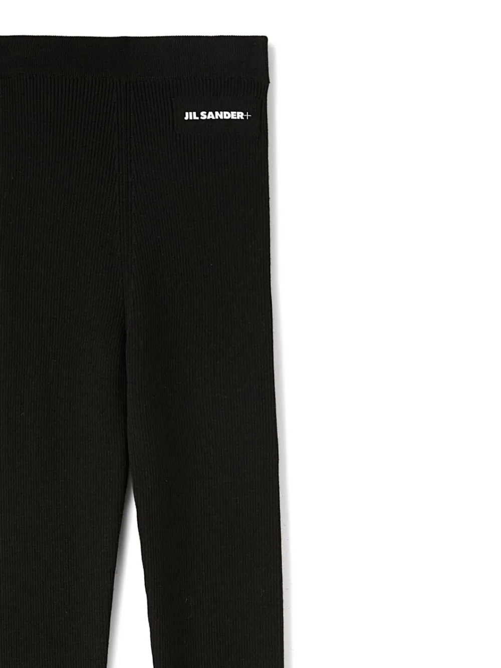 Леггинсы с завышенной талией и логотипом JIL SANDER, черный — фото 2