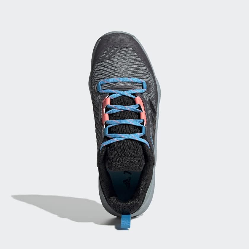 Мужские кроссовки для трейлового бега adidas Terrex Swift R3, черный/красный/серый — фото 3