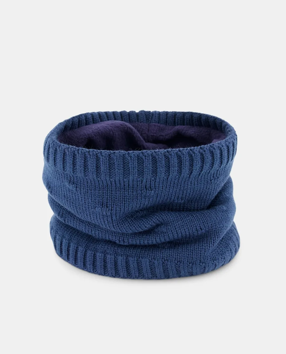 

Воротник для малыша с рисунком «рисовая вязка» Baby El Corte Inglés, синий