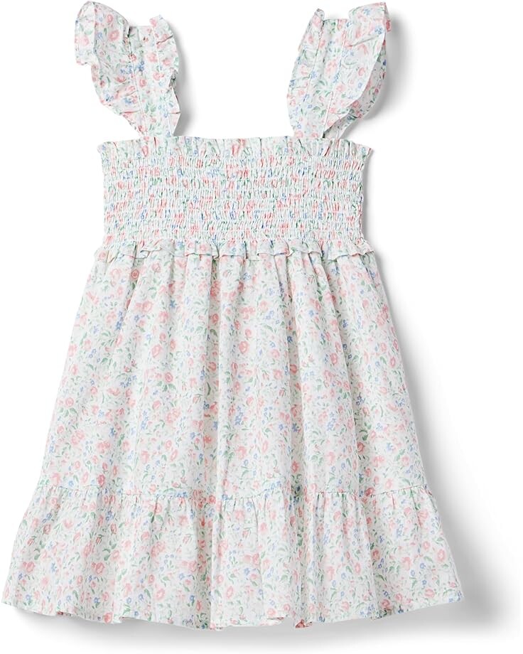 

Платье Janie and Jack Smocked Floral Dress, разноцветный