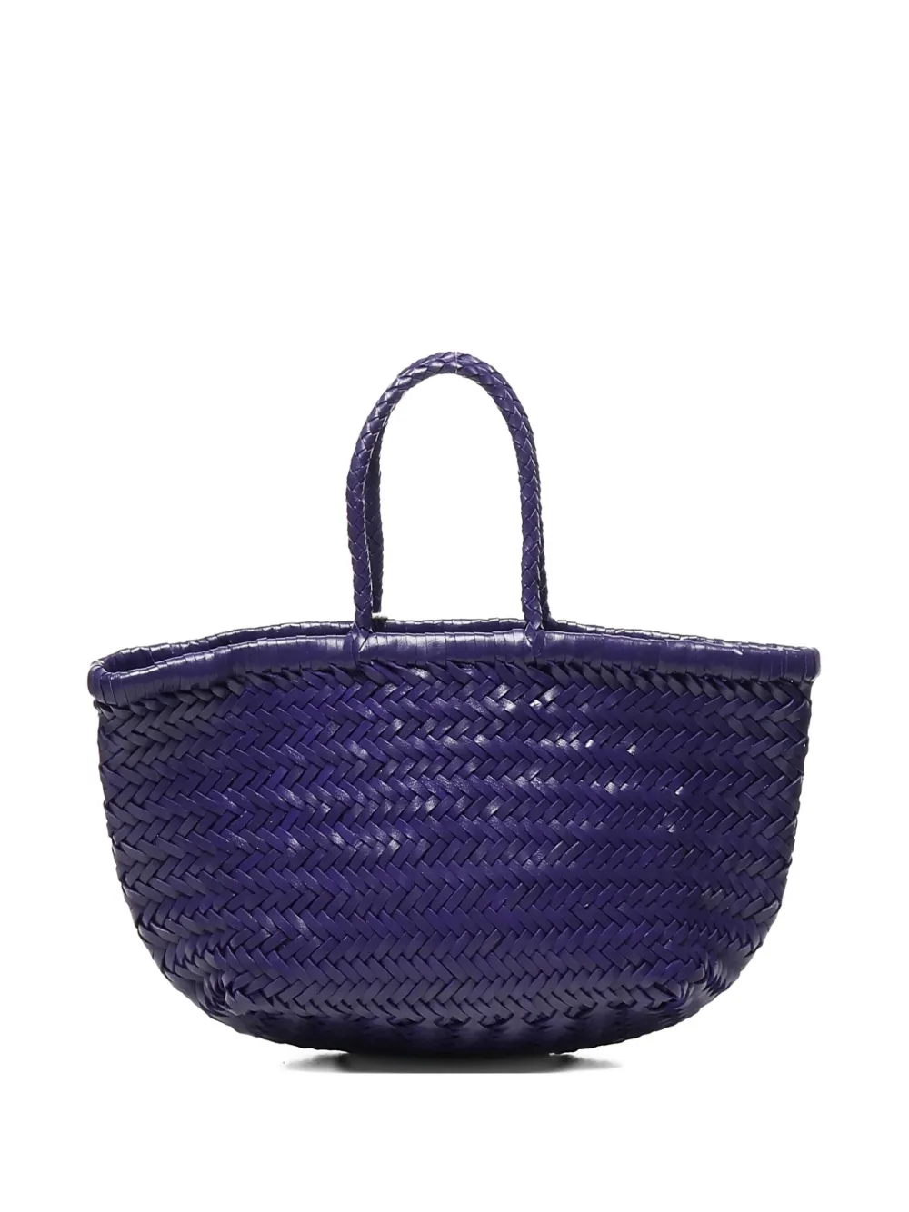 

Сумка-тоут Triple Jump из плетеной кожи DRAGON DIFFUSION, фиолетовый