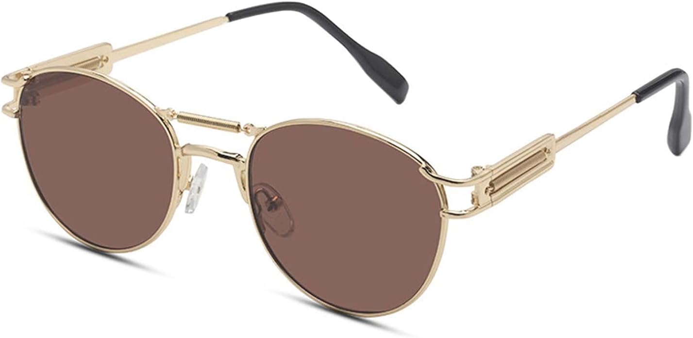 

Солнцезащитные очки AMFG с круглой оправой и двойными дужками для женщин и мужчин, для уличной стрельбы, активного отдыха, защиты от солнца (Цвет: D, Размер: Средний), D