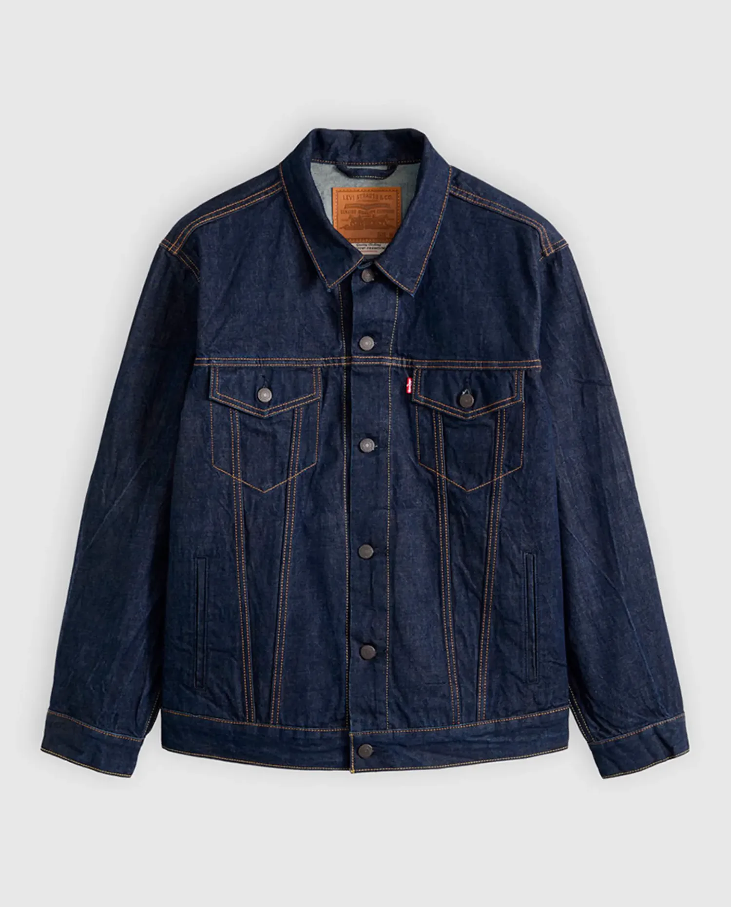 Мужская джинсовая куртка Levi's, индиго синий — фото 3