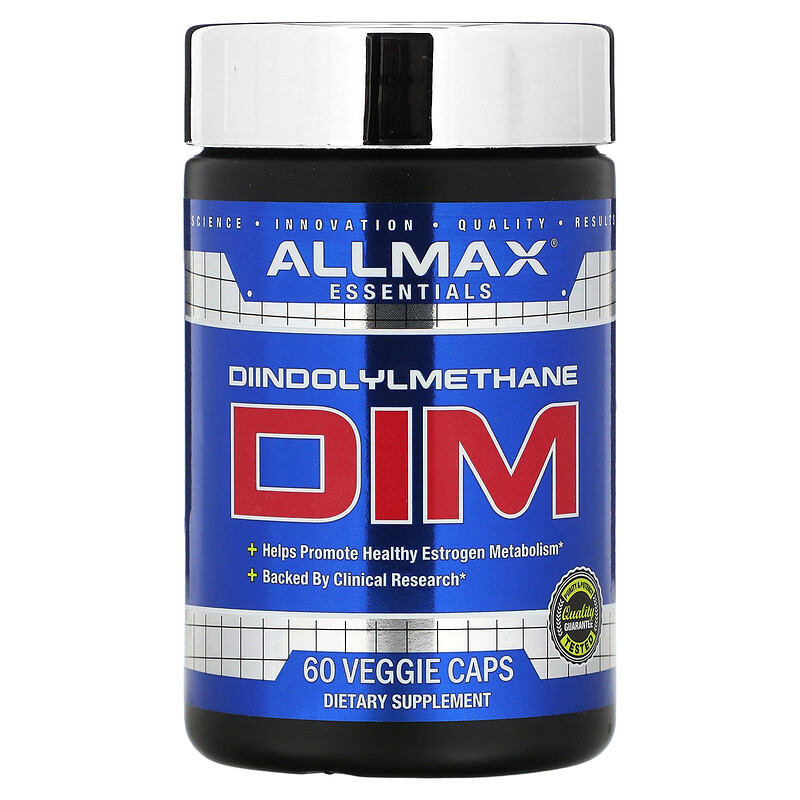 

ALLMAX, Essentials, DIM, 100 мг, 60 растительных капсул