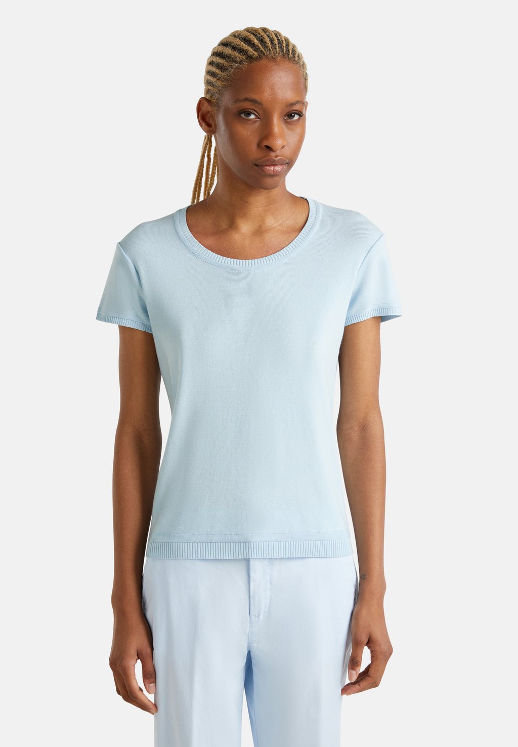

Базовая футболка SHORT SLEEVE United Colors of Benetton, синий