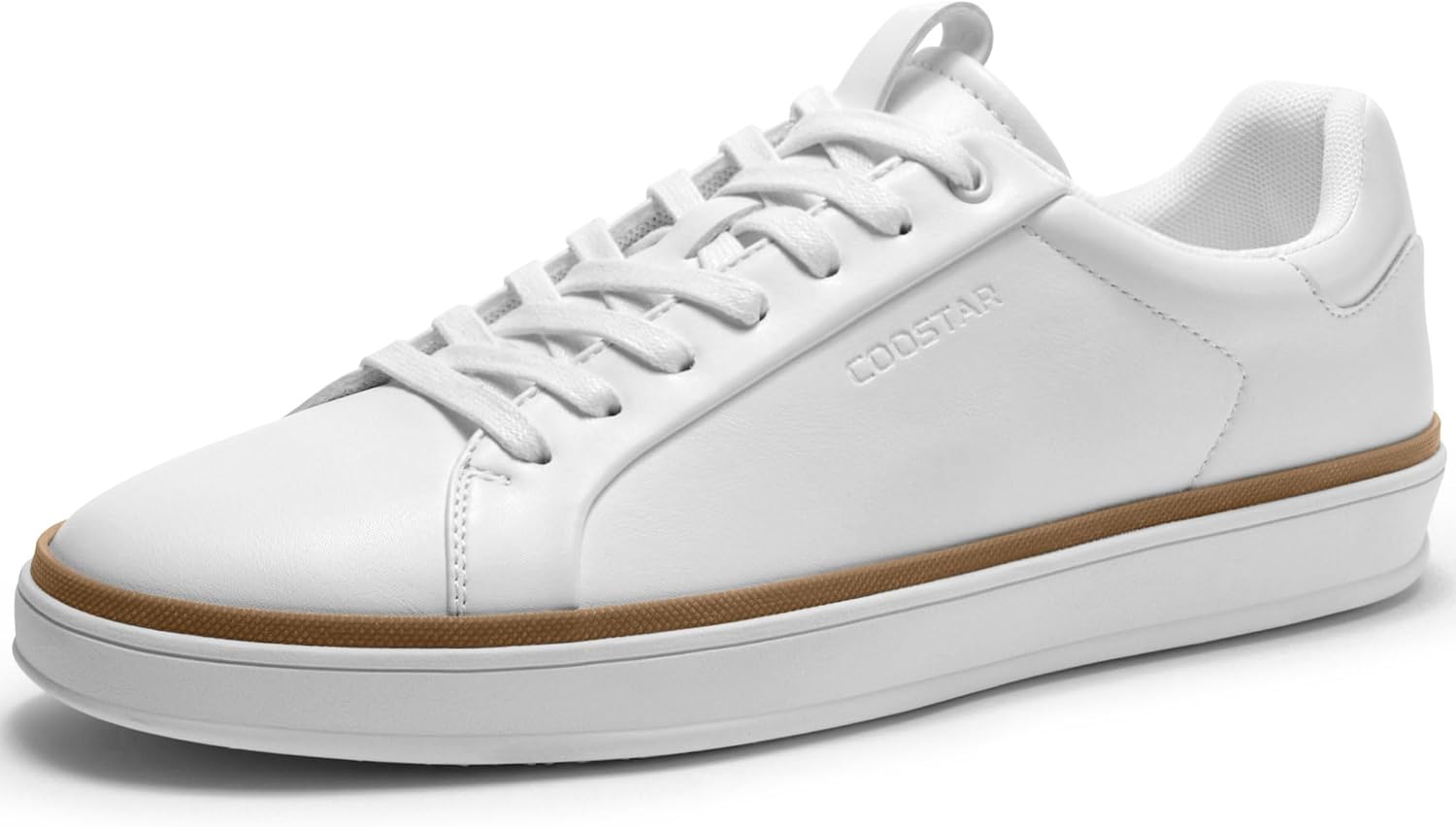 

Мужские повседневные туфли, удобные кроссовки для платьев, классические туфли на шнуровке, легкие Coostar, белый