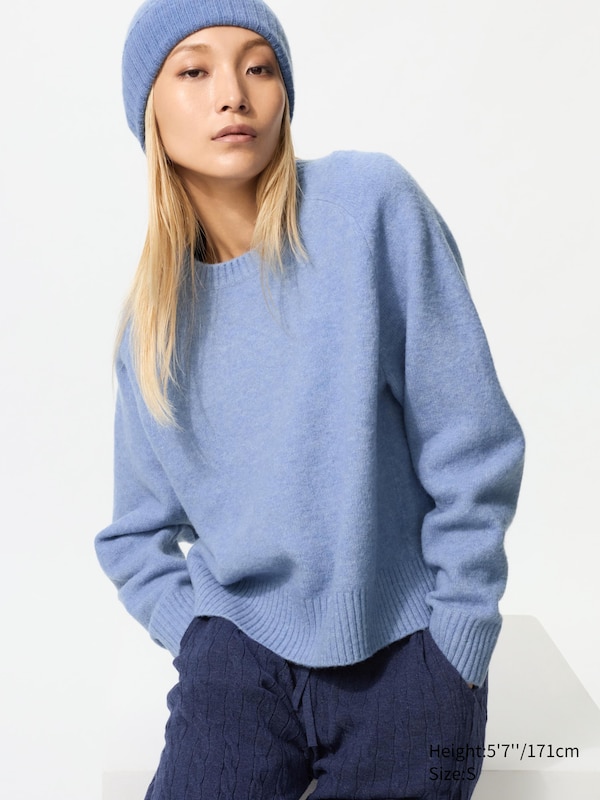 

Джемпер Soufflé с круглым вырезом Uniqlo, 62 blue