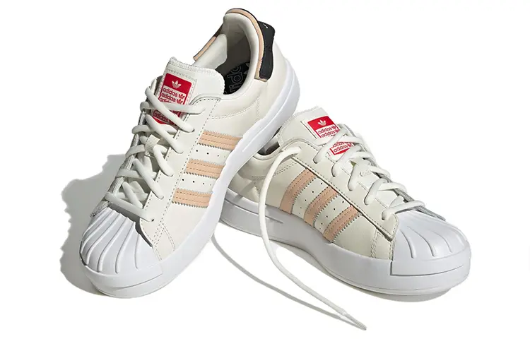 Кроссовки Superstar Women's Adidas Originals Ayoon 'Off White Scarlet' Women's — фото 3
