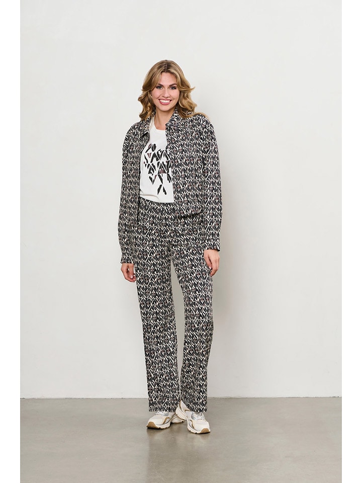 

&Co Woman Брюки "Патрис" в черно-кремовом цвете