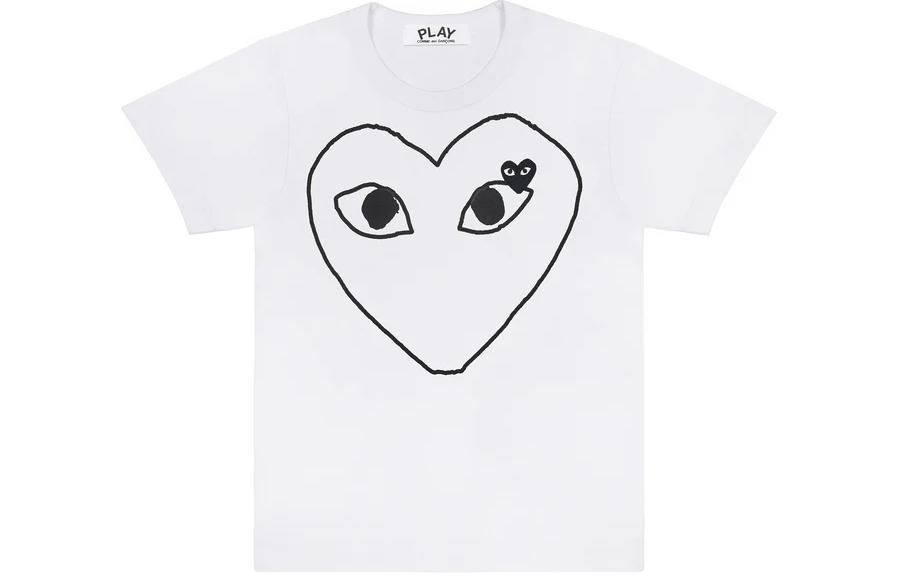 

CDG Play Футболка унисекс белая