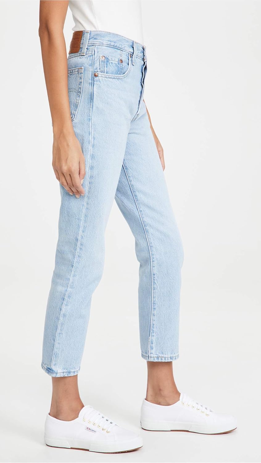 Женские укороченные джинсы Levi's Premium 501, Luxor Ra — фото 4