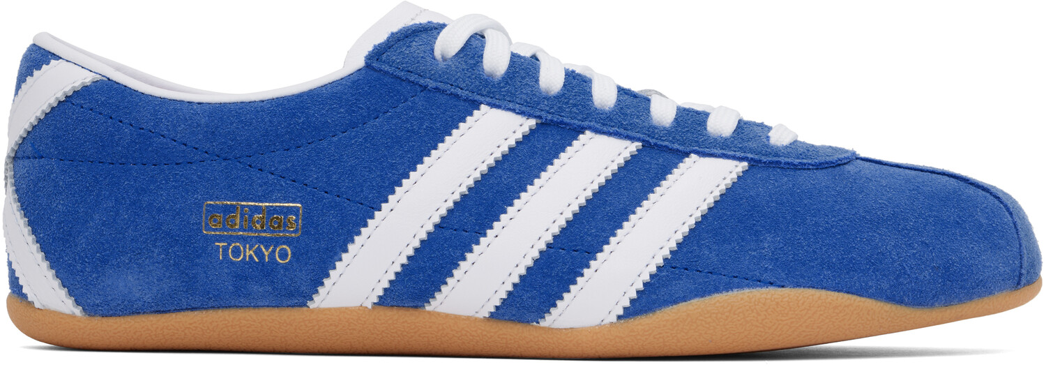 

Синие кроссовки Tokyo Adidas Originals, Blue bird/Cloud white/Gum