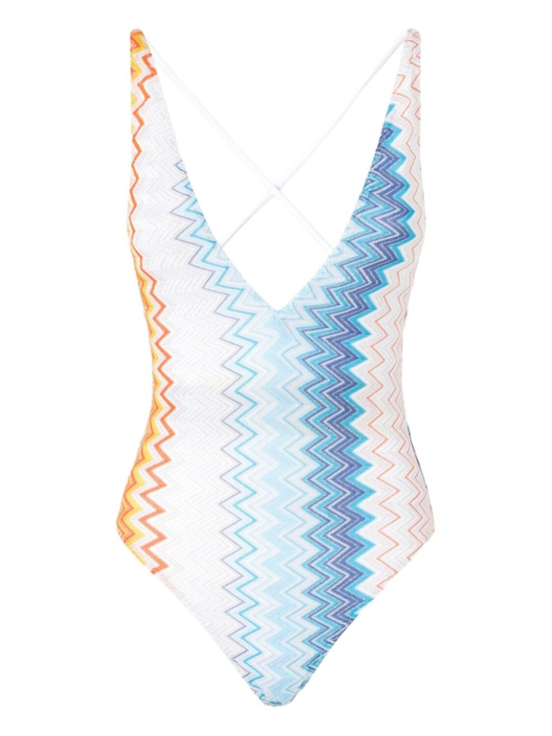 

Missoni купальник с узором зигзаг, белый