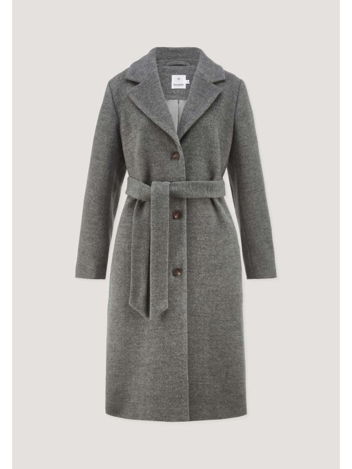 

Hessnatur Шерстяное пальто серого цвета