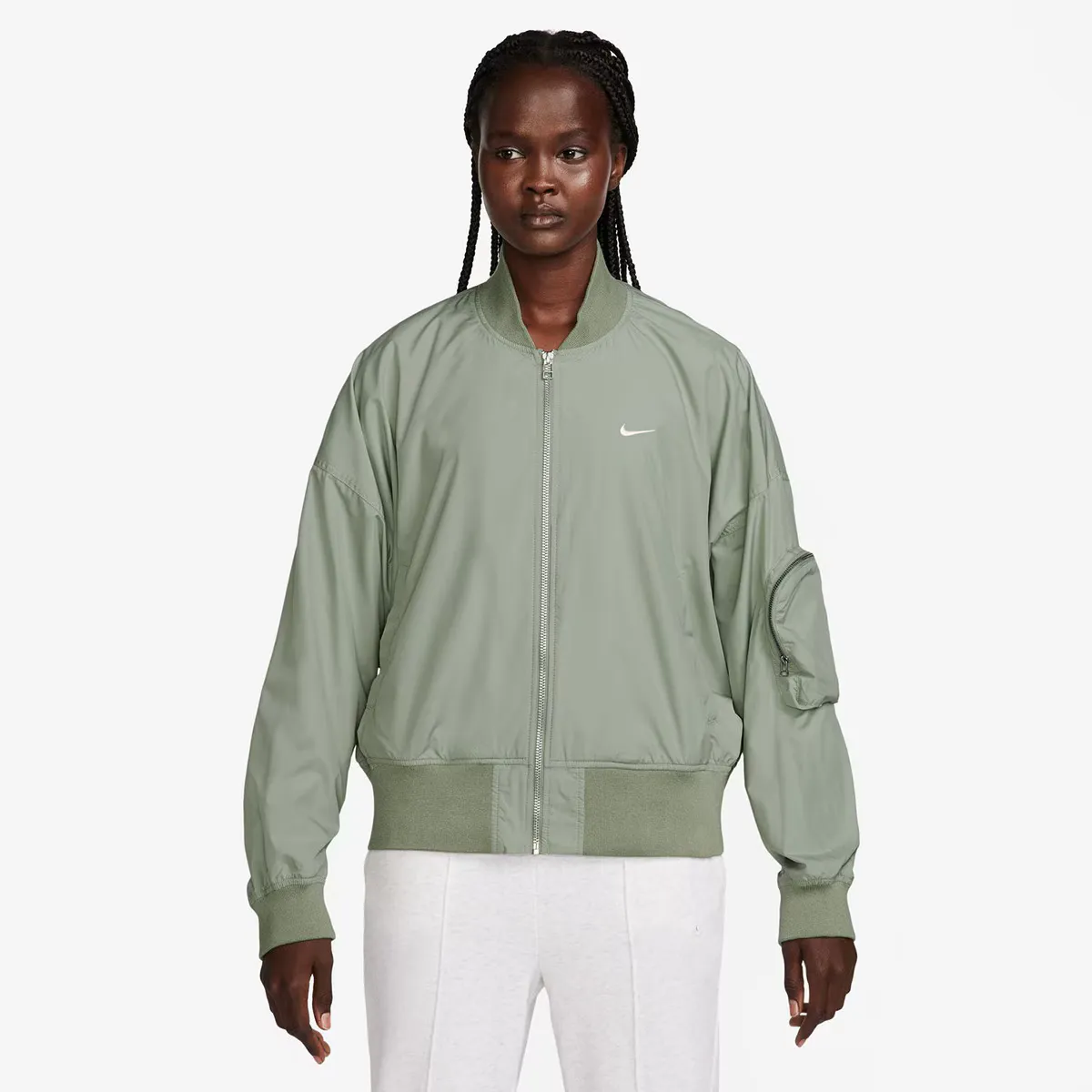 

Женская спортивная одежда Essential Nike Куртка, зеленый