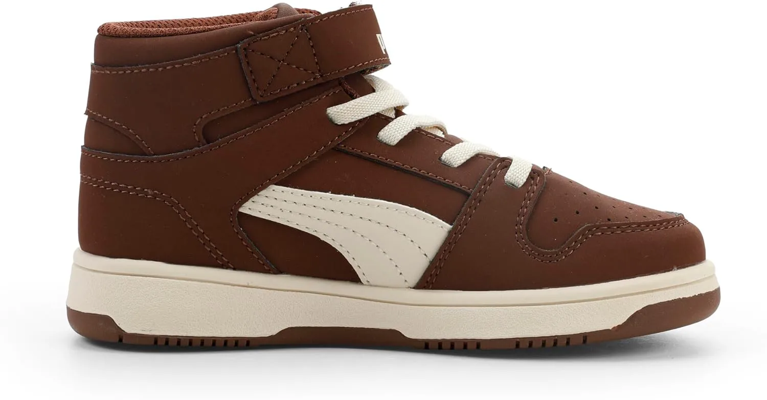 Кроссовки PUMA для детей Rebound Layup Mid на липучках