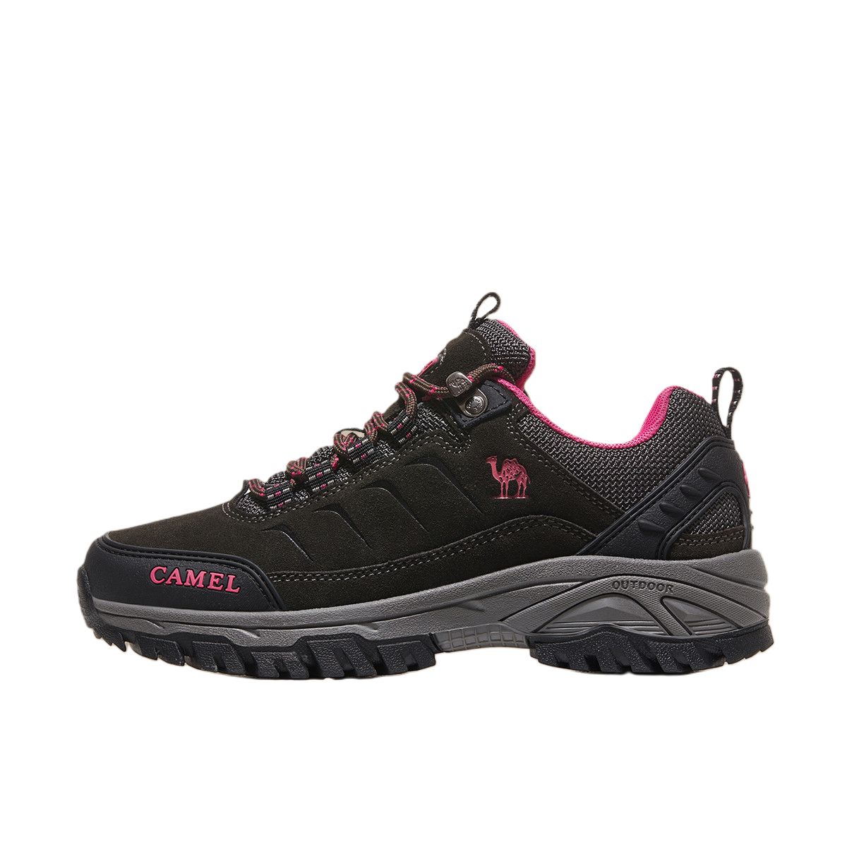 

CAMEL Амортизирующие противоскользящие кроссовки Low top для походов женские Black Pink