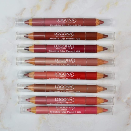 Двойной карандаш для губ Lagona Ruby Red 05 0,16 унции Logona — фото 2