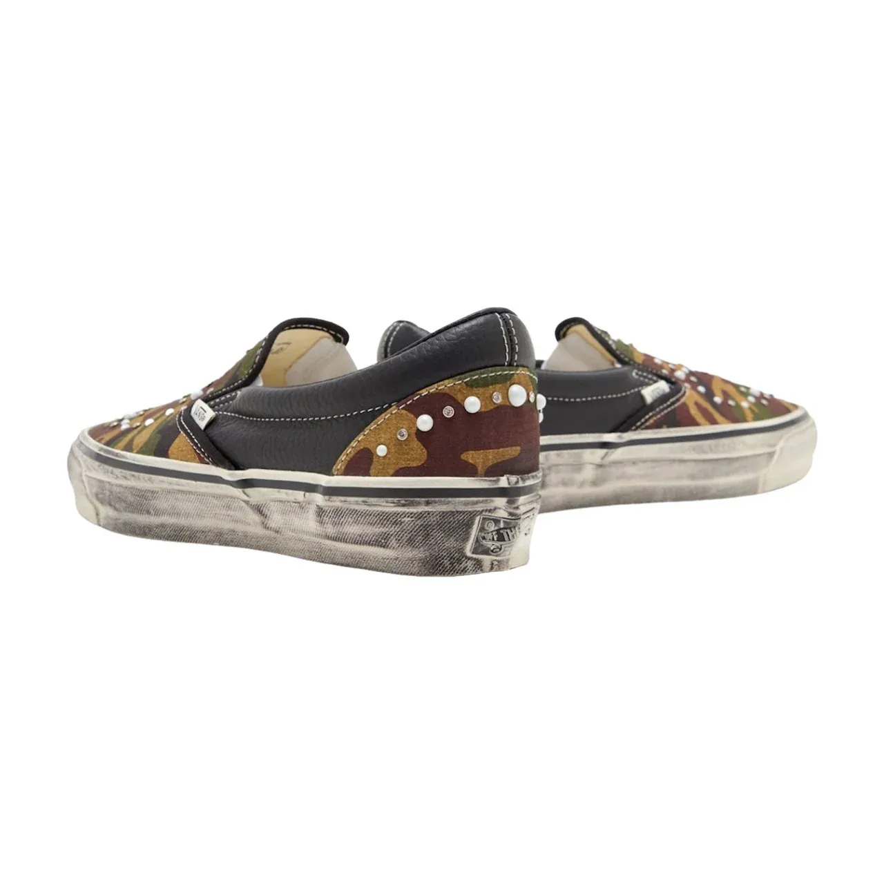Слипоны Vans Slip-On 'Pearlized Camo', мультиколор — фото 4