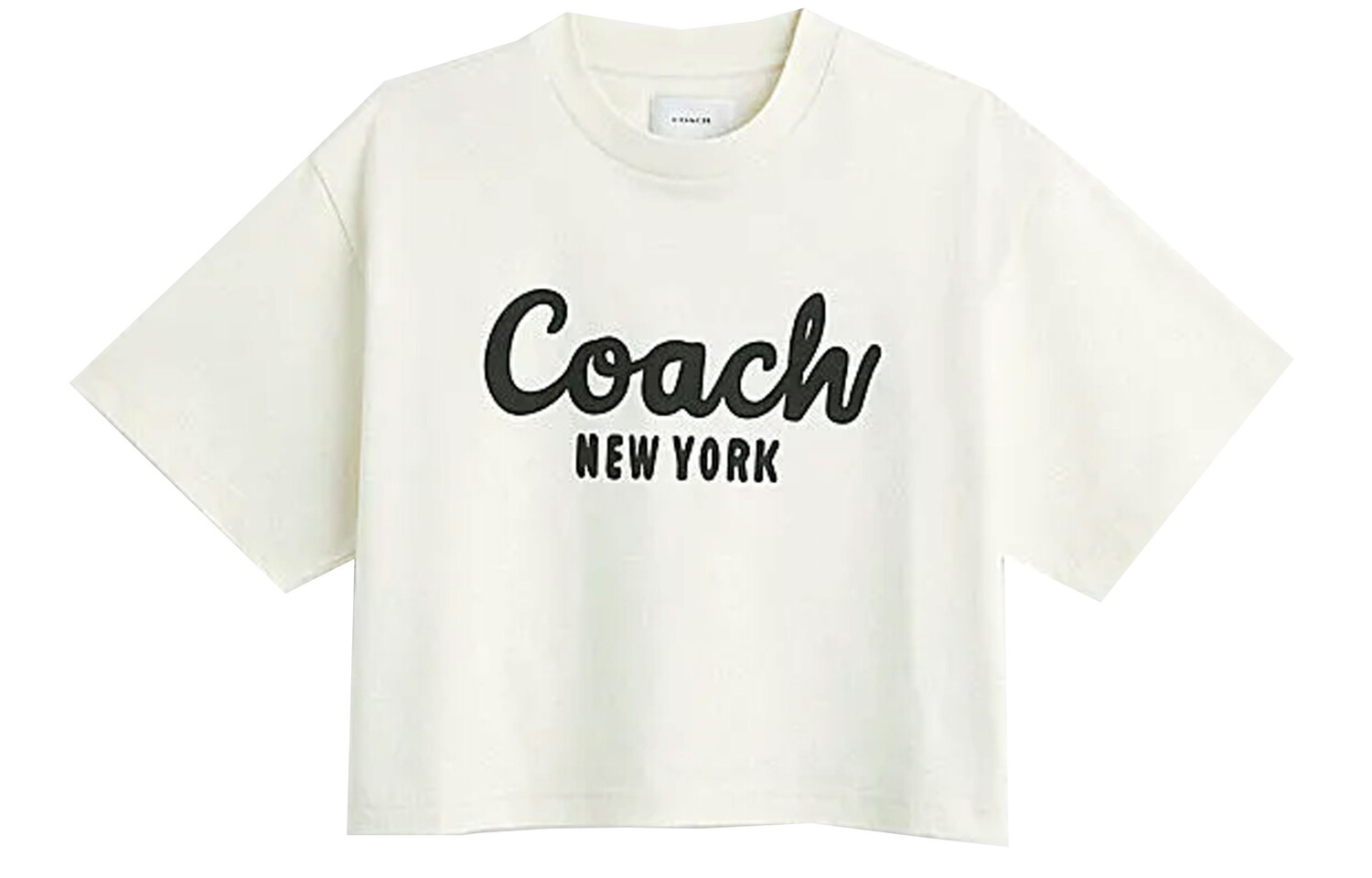 

Футболка женская кремовая Coach
