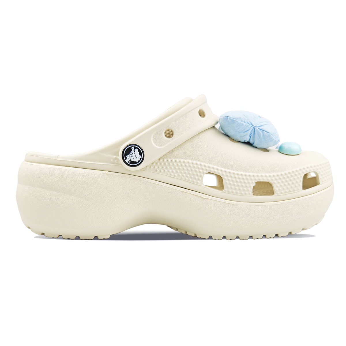 Crocs Классические платформенные клоги женские белые, цвет White — фото 2