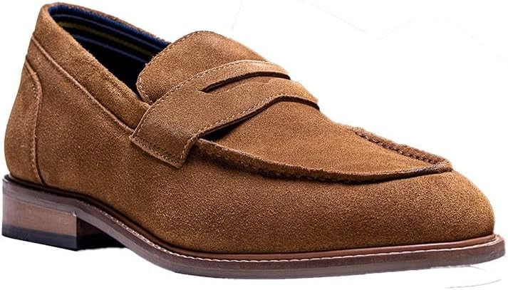 

Мужские повседневные удобные лоферы из замши полумужественные туфли Sirri, Tan