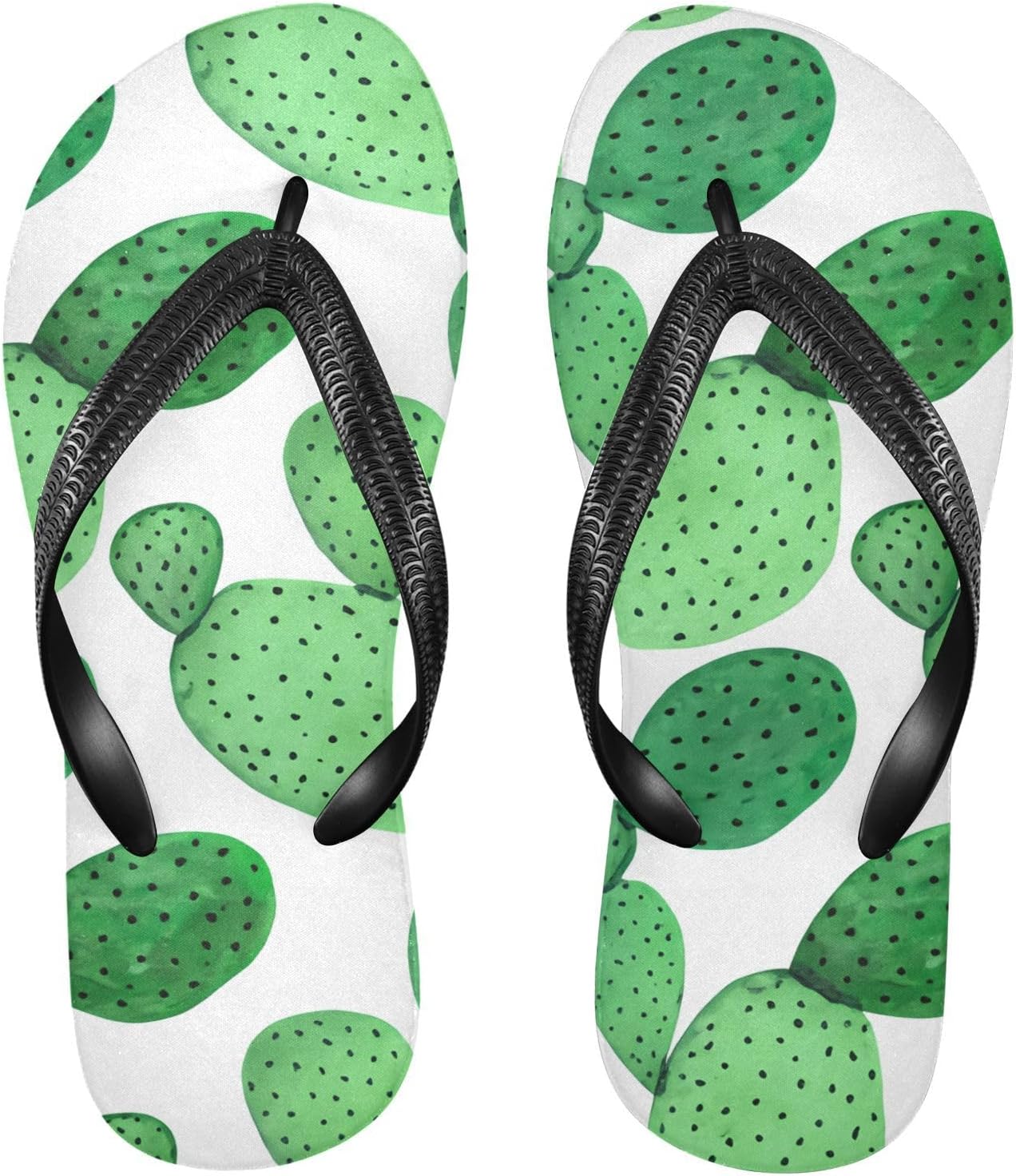 

Пляжные сланцы Cactus White с ремешком, резиновые нескользящие летние шлепанцы для женщин и мужчин Sinestour